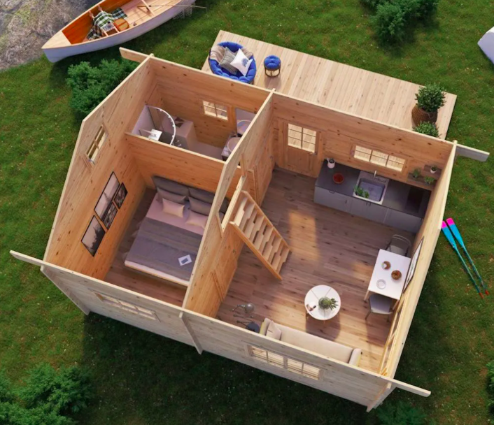 attefallshus louise 24 kvm